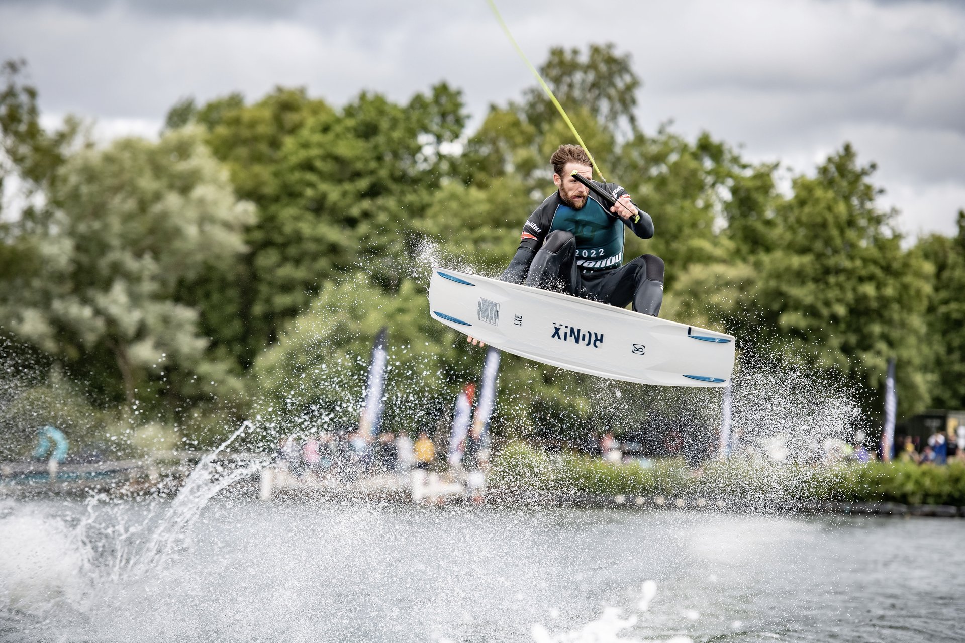 Iain Cameron at the 2022 Malibu Boats UK Wakeboard And Wakesurf Nationals